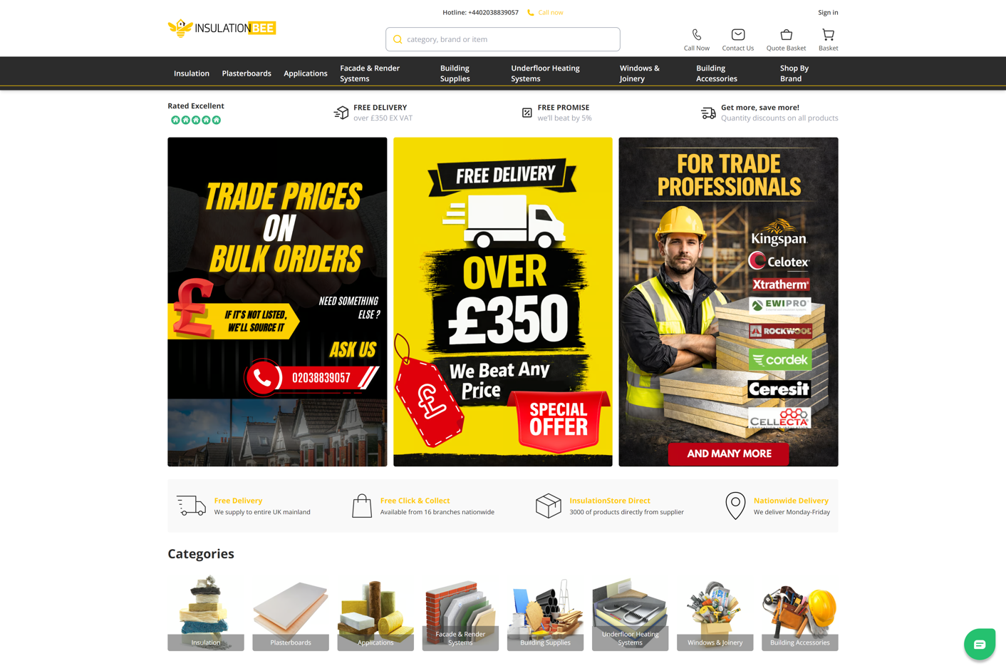 InsulationBee - B2B E-commerce Store