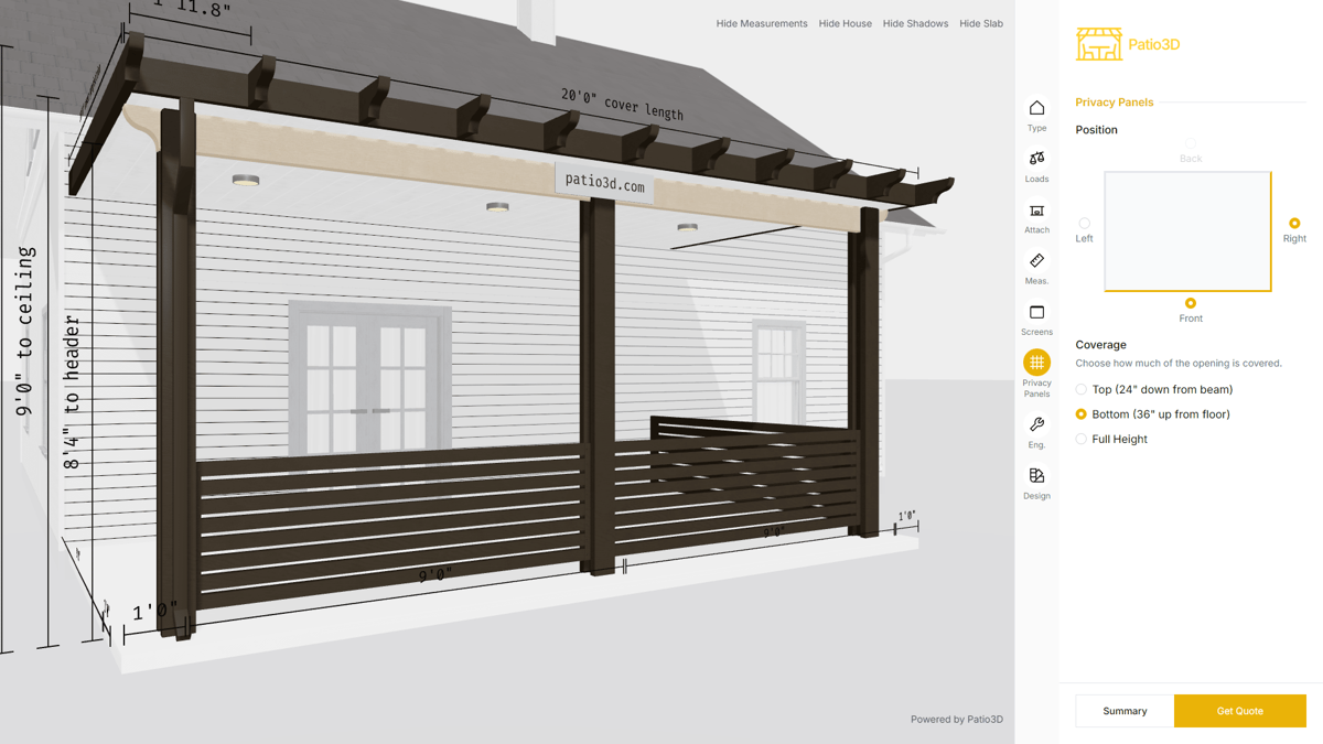 Roof Mounts, Privacy Panels, Screens, and Engineering Improvements!