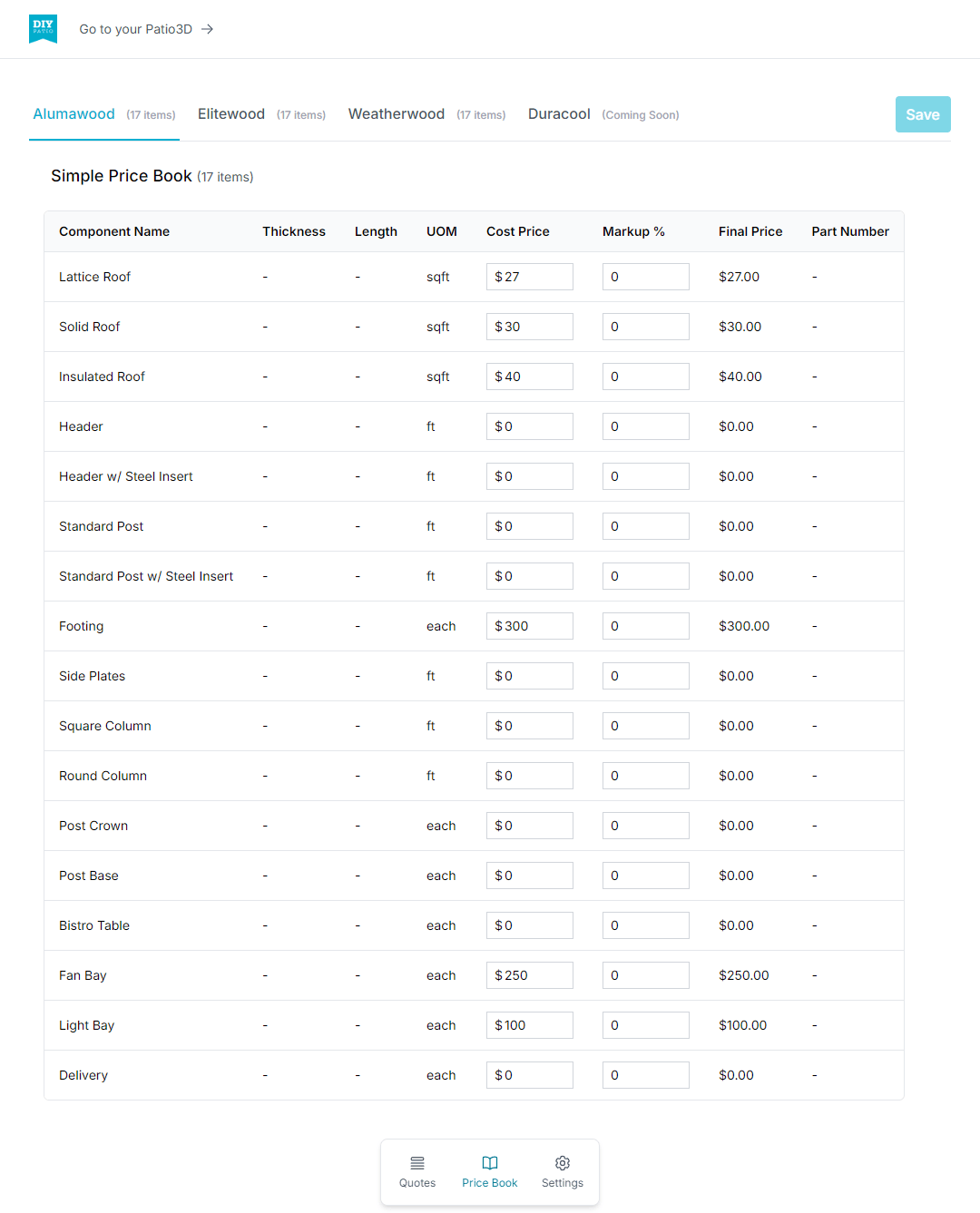 Duralum and Four Seasons! — product screenshot