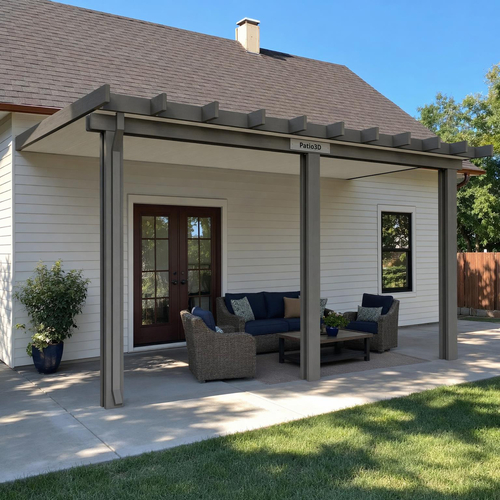 AI-generated patio cover