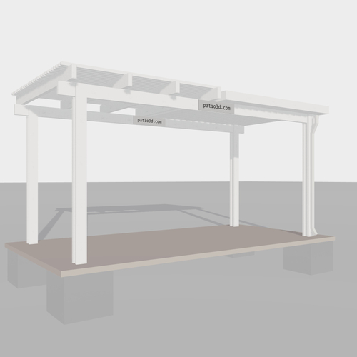Freestanding combi cover